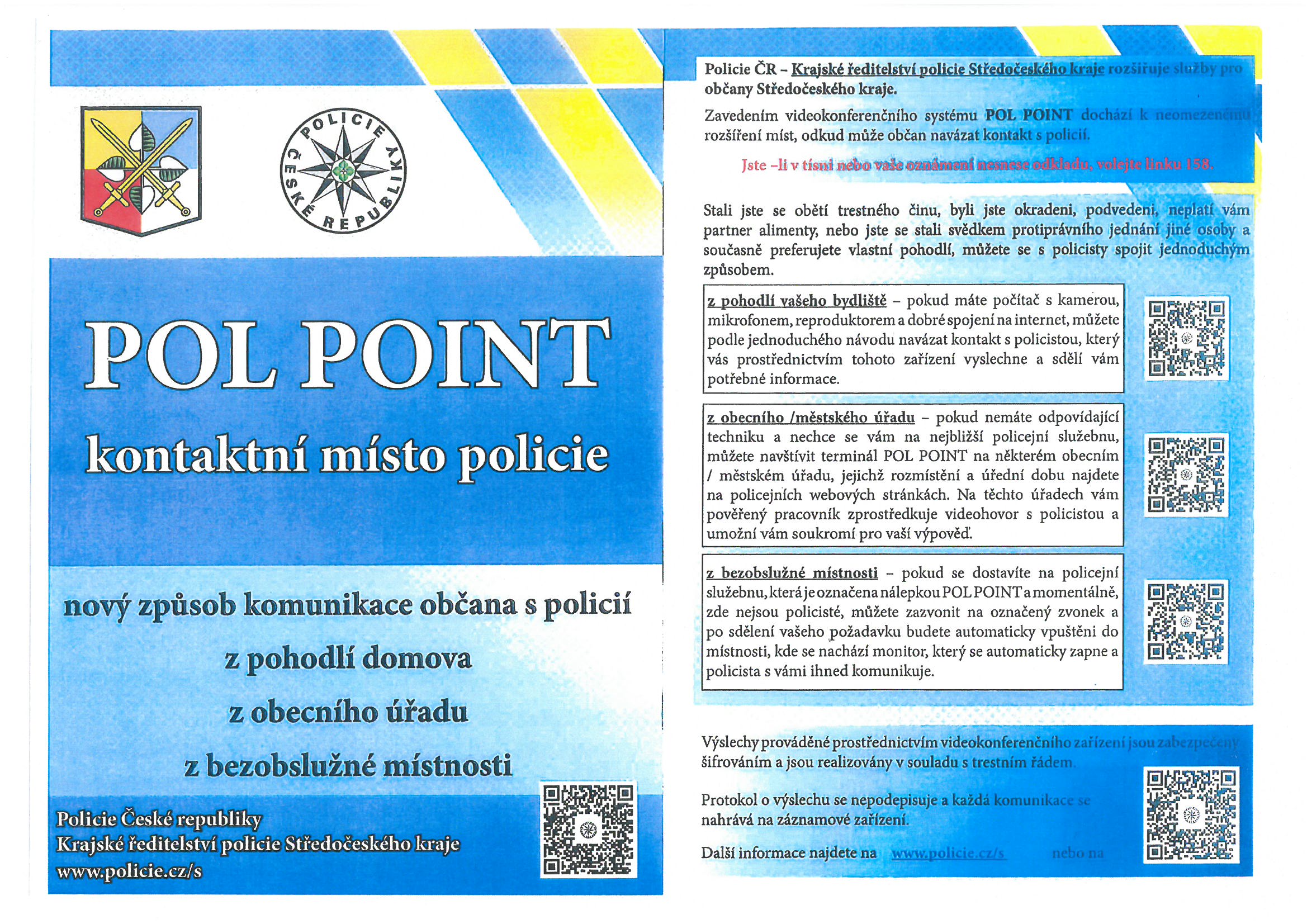 leták policie - POL POINT